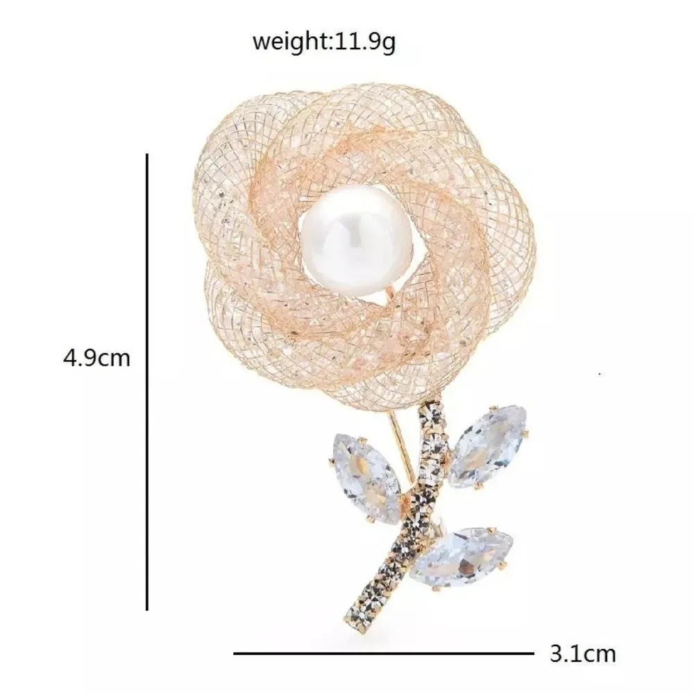 VQ Flower Brooch - Picture 3 of 5